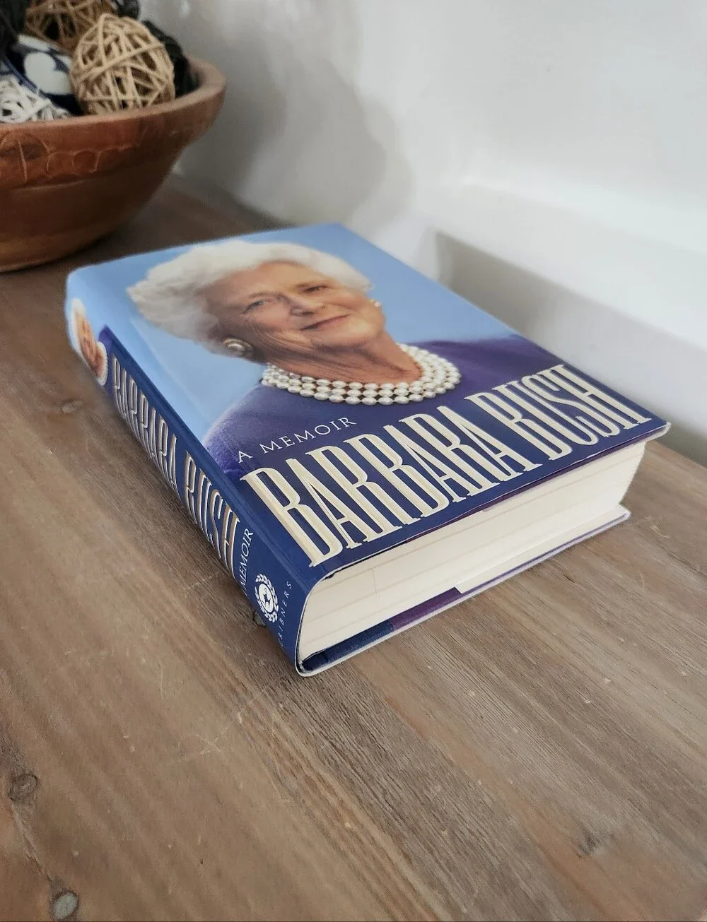 Barbara Bush Signed A Memoir 1994 1st Edition Hardcover First Lady Autobiography